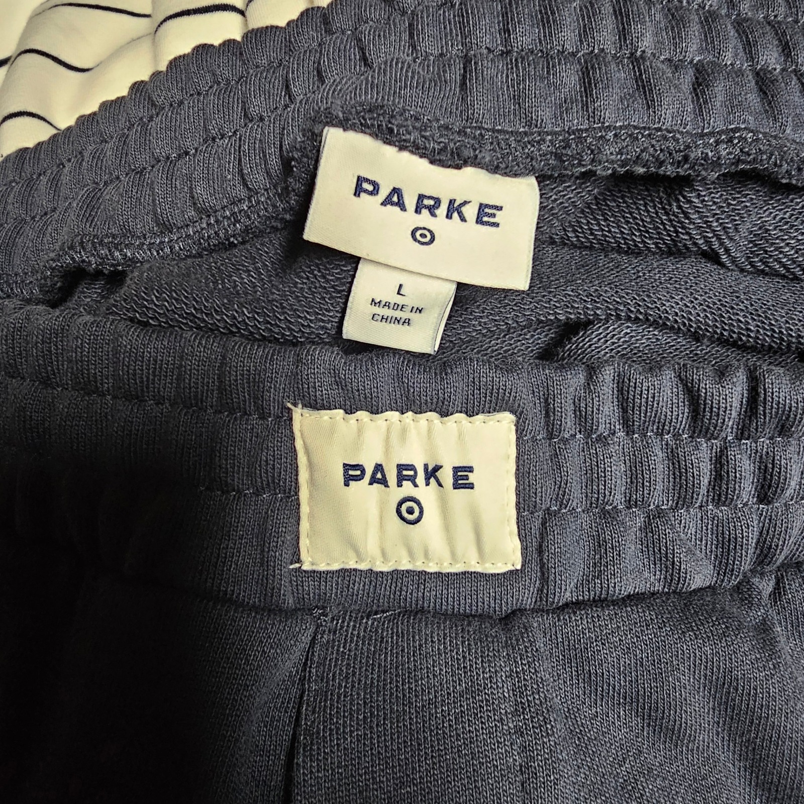 Parke X Target Navy Blue Wide Leg Sweatpants Large Pcd010cm Womens Lounge Pants